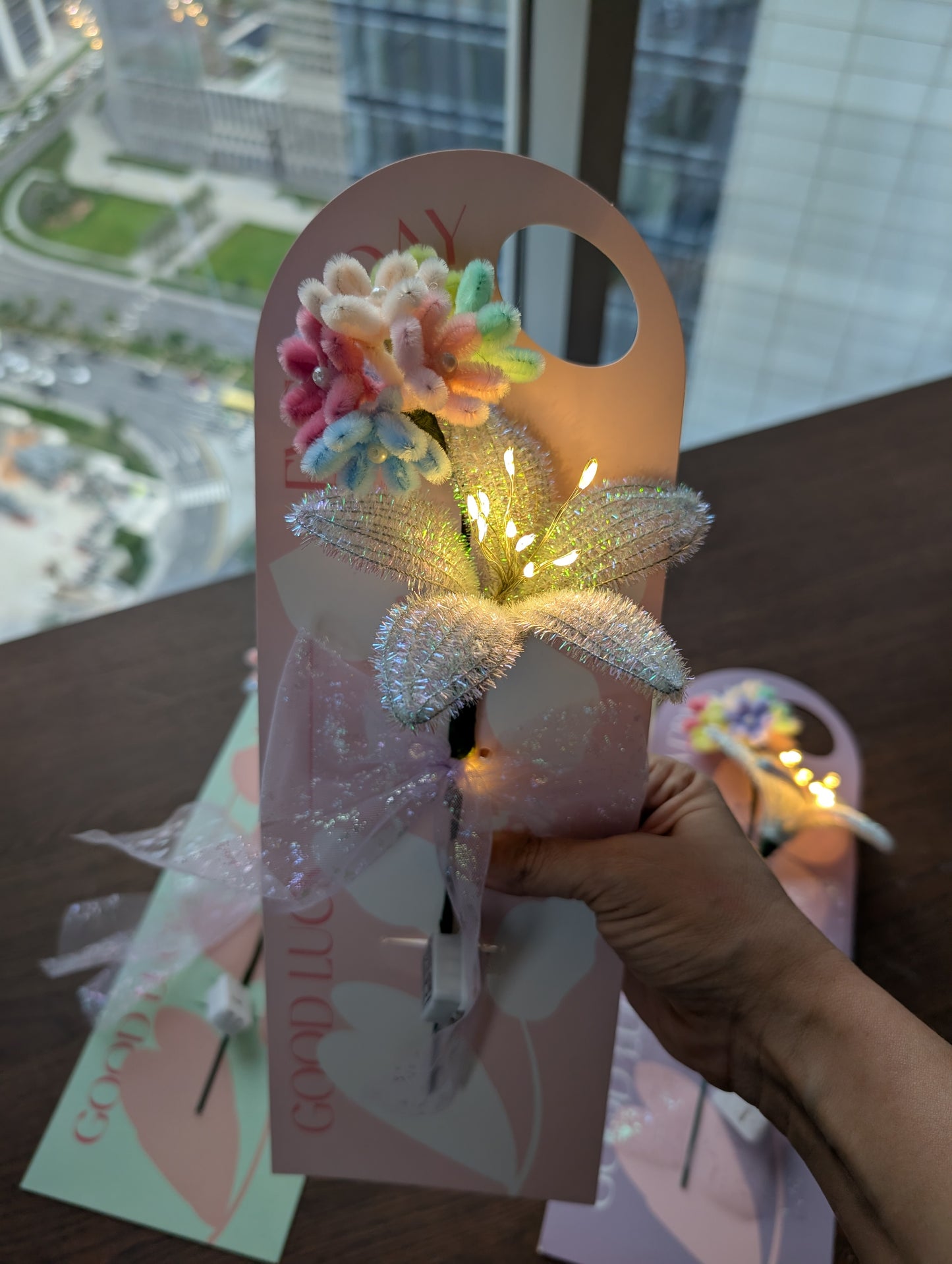 The Illuminated Lily stem